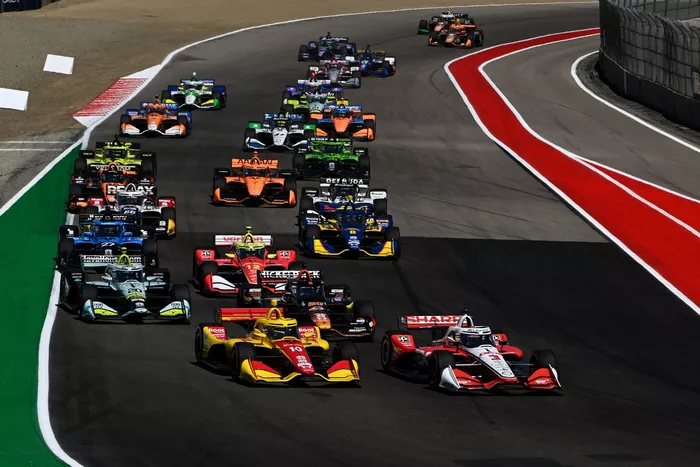Alex Palou, Chip Ganassi Racing, Scott McLaughlin, Team Penske