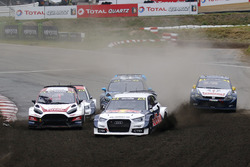 Mattias Ekström, EKS RX, führt