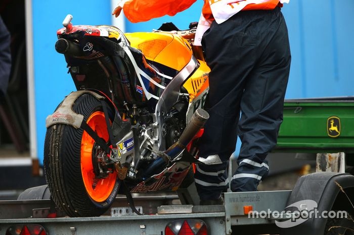 Moto chocada de Marc Márquez, Repsol Honda Team