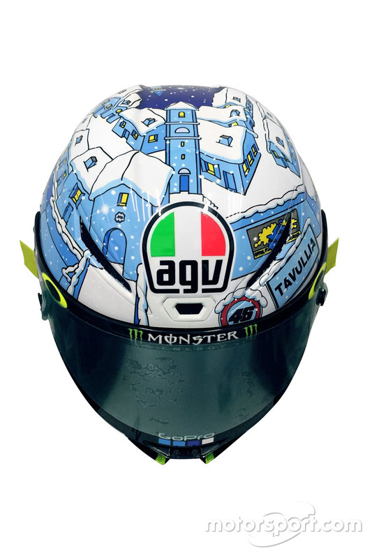 Helm van Valentino Rossi, Yamaha Factory Racing