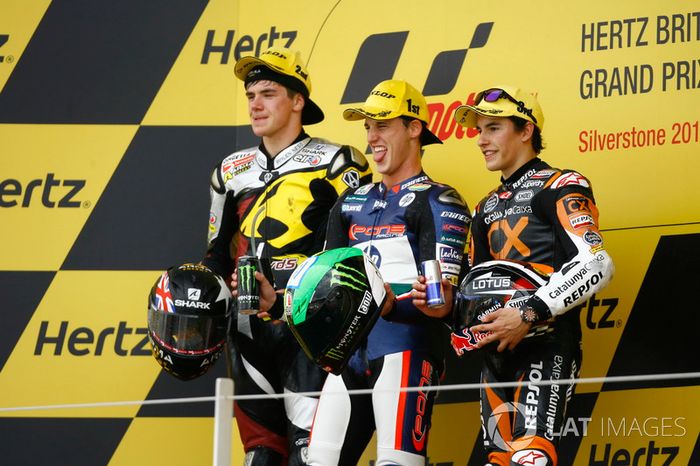 Podio: 1º Pol Espargaró, 2º Scott Redding,  3º Marc Márquez