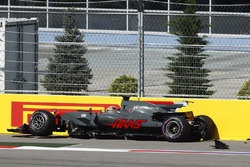 Ромен Грожан, Haas F1 Team у аварії