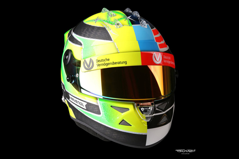 Helmet of Mick Schumacher