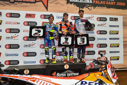 Podium: Race winner Marc Marquez; second place Toni Elias; third place Brad Baker