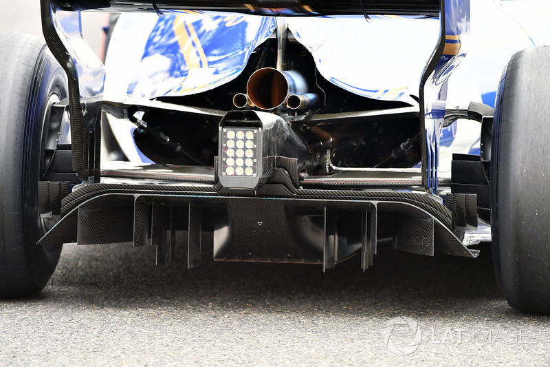 Sauber C36: Diffusor