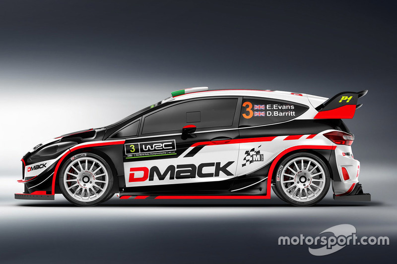 Elfyn Evans, Daniel Barritt, DMACK World Rally Team, Ford Fiesta WRC