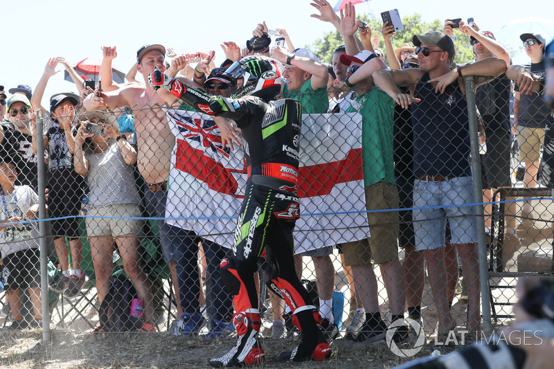 Jonathan Rea, Kawasaki Racing celebration