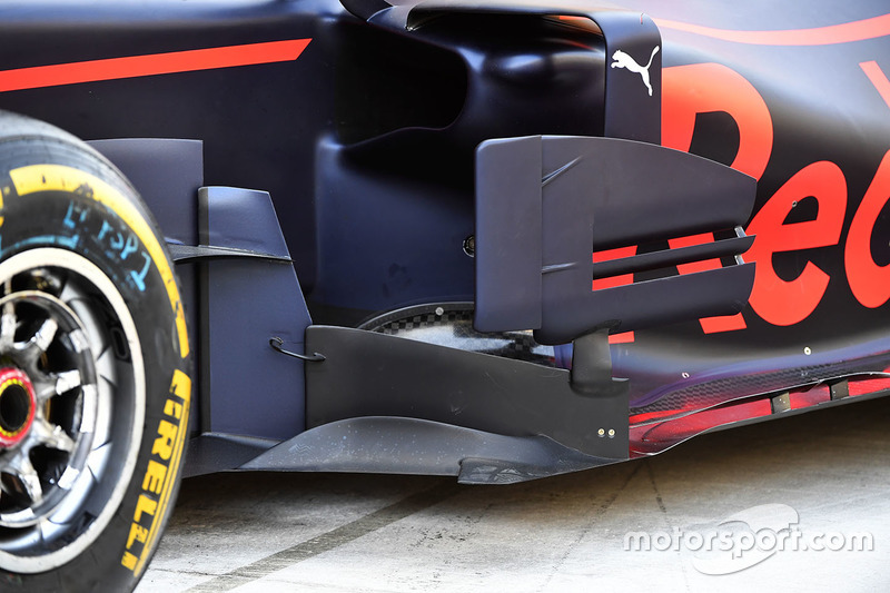 Un déflecteur de la Red Bull Racing RB13