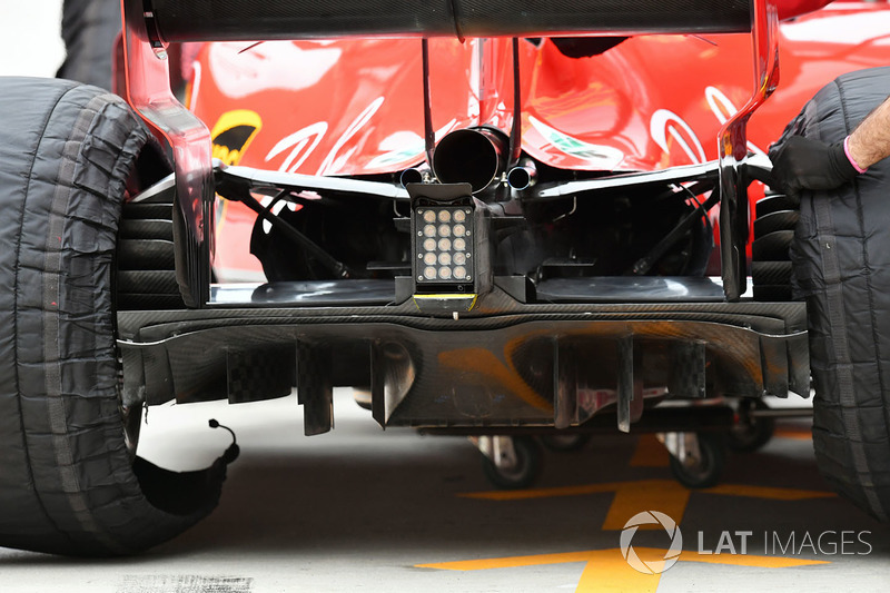 Ferrari SF71H rear diffuser