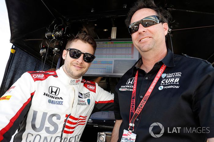 Marco Andretti, Herta - Andretti Autosport Honda, with Bryan Herta