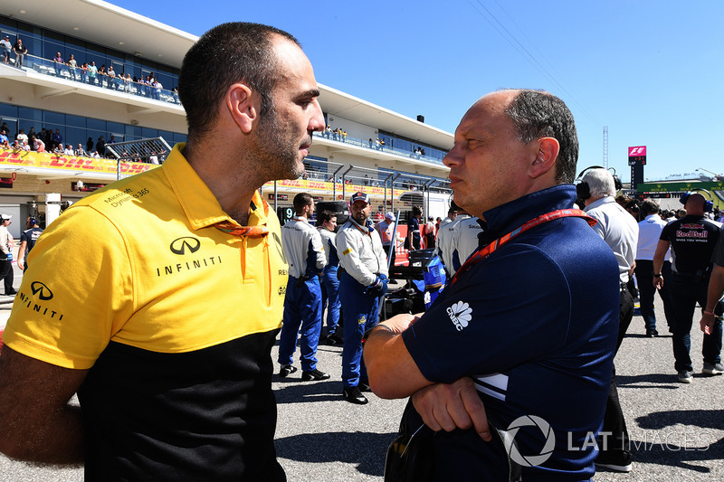 Cyril Abiteboul, Renault Sport F1  ve Frederic Vasseur, Sauber Takım patronu