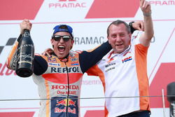 Podio: il vincitore della gara Marc Marquez, Repsol Honda Team