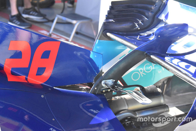 Toro Rosso STR13 rear bodywork detail