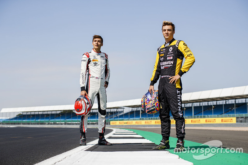 Les vainqueurs du Red Bull Ring, George Russell et Artem Markelov