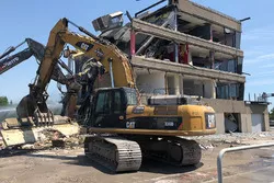 Paddock demolition