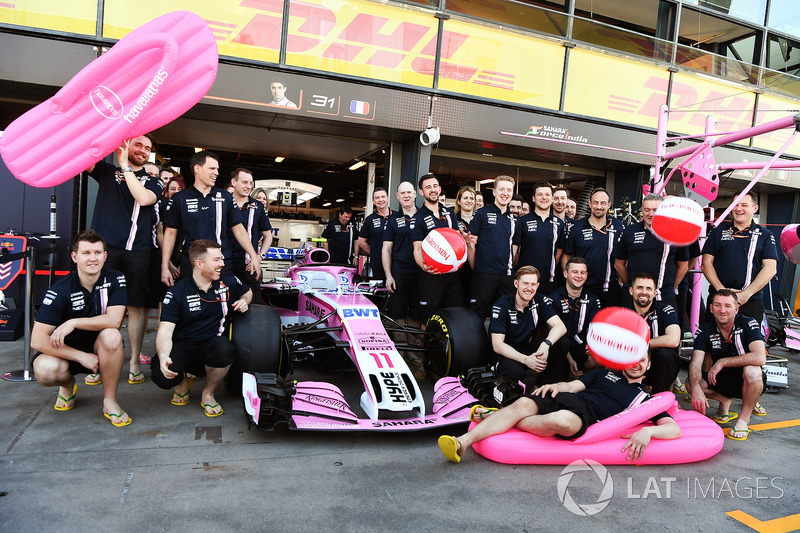 Force India anuncia a Havaianas chanclas como patrocinador