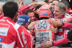 Le vainqueur Andrea Dovizioso, Ducati Team