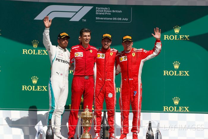 26. Lewis Hamilton-Sebastian Vettel-Kimi Raikkonen: 5