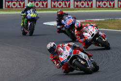 Andrea Dovizioso, Ducati Team; Danilo Petrucci, Pramac Racing; Maverick Viñales, Yamaha Factory Raci