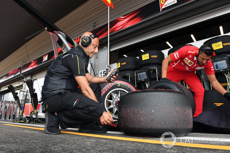 Pirelli engineer and Pirelli tyres