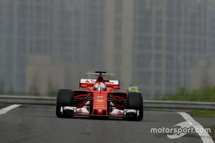 Vettel and Ferrari after finishing second