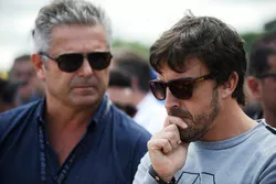Gil de Ferran, Fernando Alonso en la parrilla