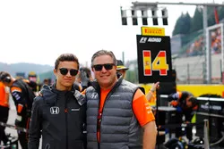 Zak Brown, Direktor, McLaren Technology Group, Lando Norris