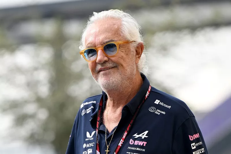 Flavio Briatore, directeur de l'équipe Alpine 