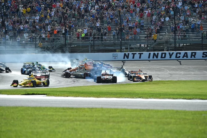 Scott Dixon, Chip Ganassi Racing, Caio Collet, A.J. Foyt Enterprises, Felix Rosenqvist, Meyer Shank w/ Curb-Agajanian, Nolan Siegel, Arrow McLaren