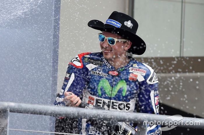 Podium: Jorge Lorenzo, Movistar Yamaha MotoGP, Yamaha