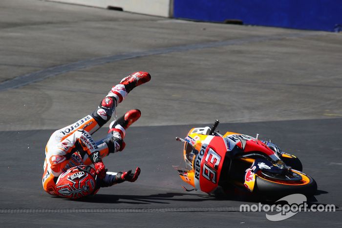 Marc Marquez, Repsol Honda Team, accidente