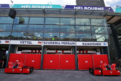 Ferrari pit garages