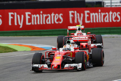 Sebastian Vettel, Ferrari SF16-H y Kimi Raikkonen, Ferrari SF16-H