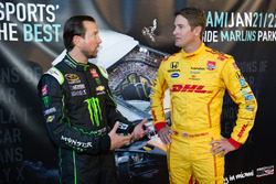 Kurt Busch and Ryan Hunter-Reay