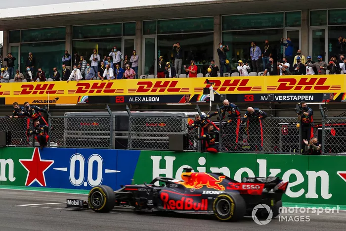 Tercer lugar Max Verstappen, Red Bull Racing RB16