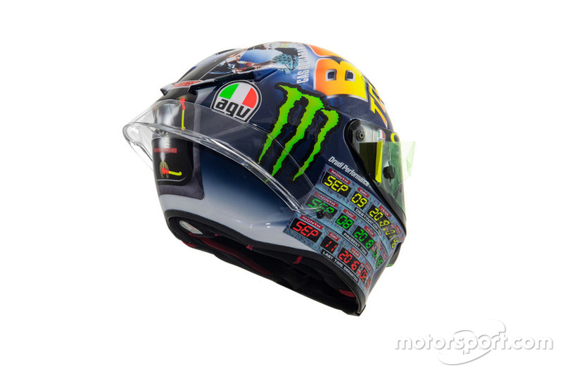 Il casco di Valentino Rossi, Yamaha Factory Racing