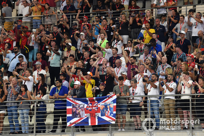 Fans Lewis Hamilton, Mercedes AMG F1