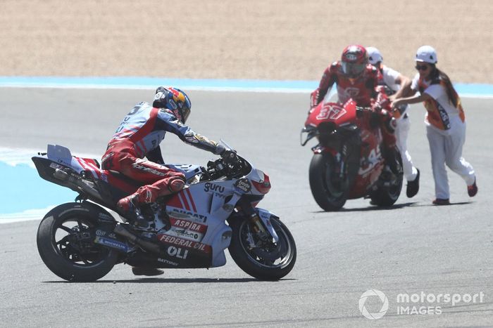 Alex Márquez, caída del Gresini Racing