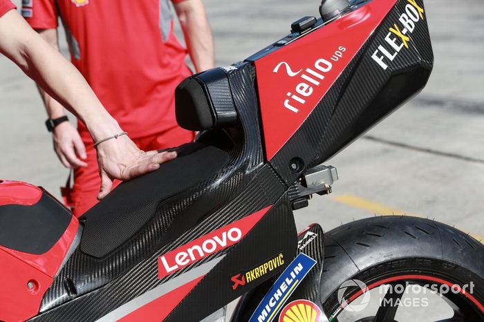 La moto de Andrea Dovizioso, Ducati Team