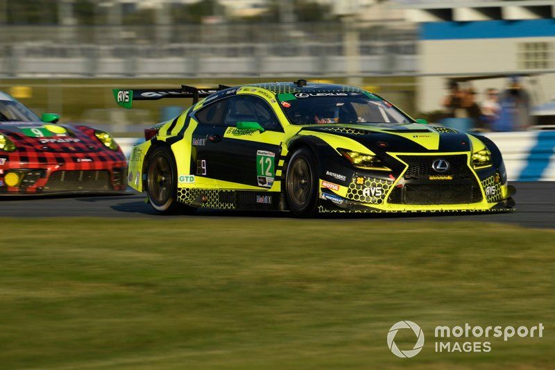 #12 AIM Vasser Sullivan Lexus RC-F GT3, GTD: Frankie Montecalvo, Townsend Bell, Shane van Gisbergen