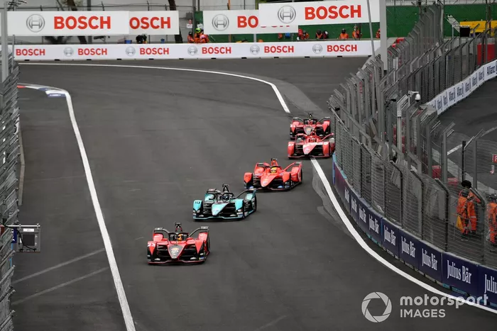 Sebastien Buemi, Nissan e.Dams, Nissan IM03, Sam Bird, Jaguar Racing, Jaguar I-TYPE 5, Oliver Rowland, Mahindra Racing, Mahindra M7Electro, Jake Dennis, Andretti Motorsport, BMW iFE.21,, Sebastien Buemi (CHE), Nissa