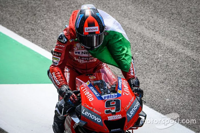 Il vincitore della gara Danilo Petrucci, Ducati Team