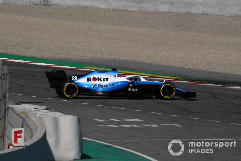 Robert Kubica, Williams FW42, part en tête-à-queue