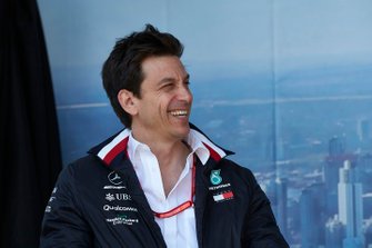 Toto Wolff, Executive Director (Business), Mercedes AMG, op het podium