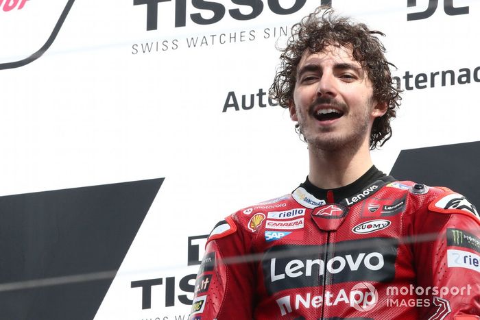 Podio: ganador Francesco Bagnaia, Ducati Team