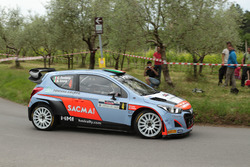 Corrado Fontana, Nicola Arena, Hyundai i20 WRC, Bluthunder
