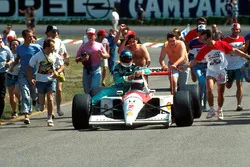 Gerhard Berger, McLaren MP4/6, Ivan Capelli