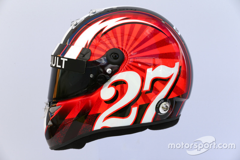 Le casque de Nico Hulkenberg, Renault Sport F1 Team RS17