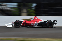 Oriol Servia testing the 2018 Honda IndyCar