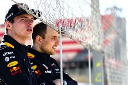 Max Verstappen, Red Bull Racing con Gianpiero Lambiase, Red Bull Racing ingeniero